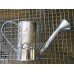 3pc 1 Qt Galvanized Watering Cans for Gardening or Floral Arrangements   